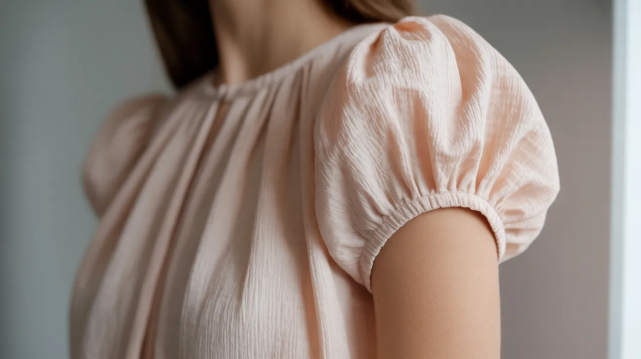 Gathered Cap Sleeve