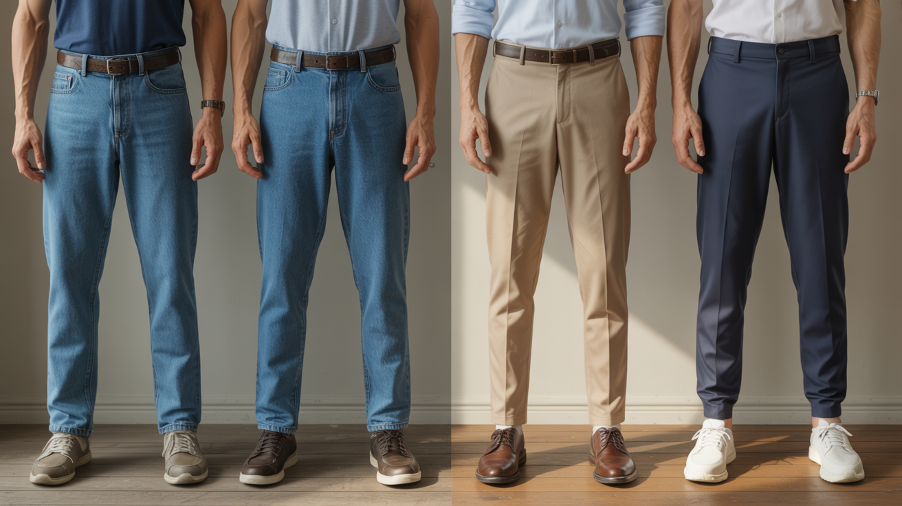 Main Differences Between Jeans and Pants