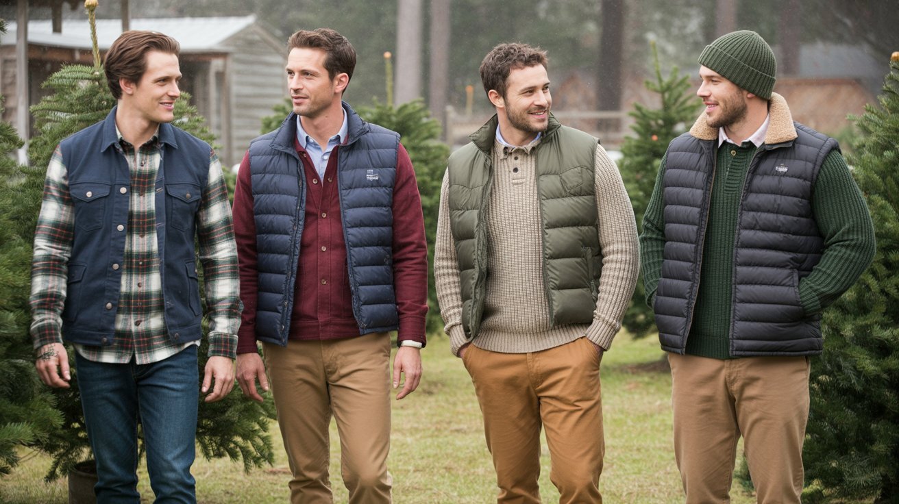 Christmas Tree Farm Outfit Ideas for Men