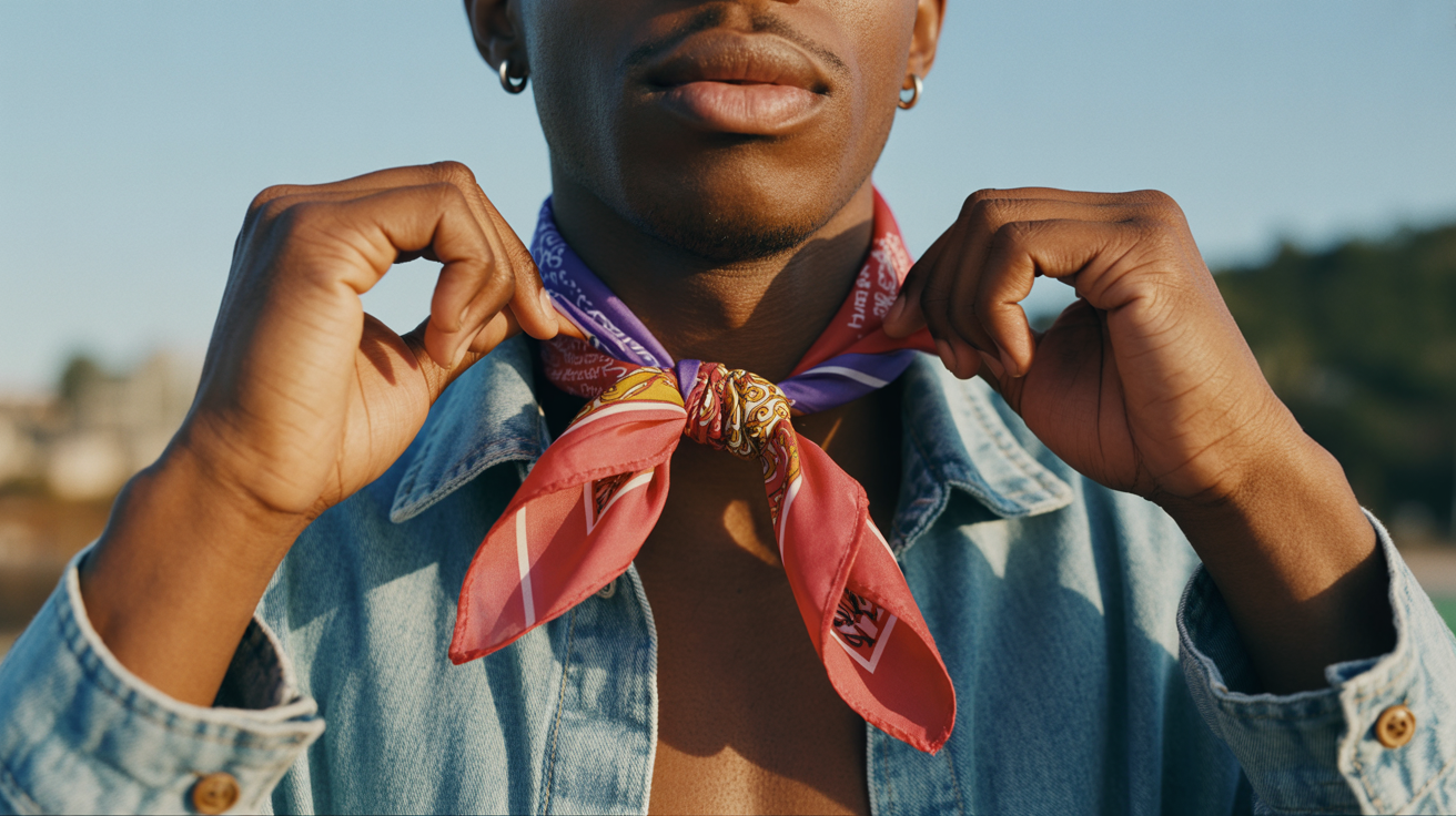 How to Tie a Bandana Around