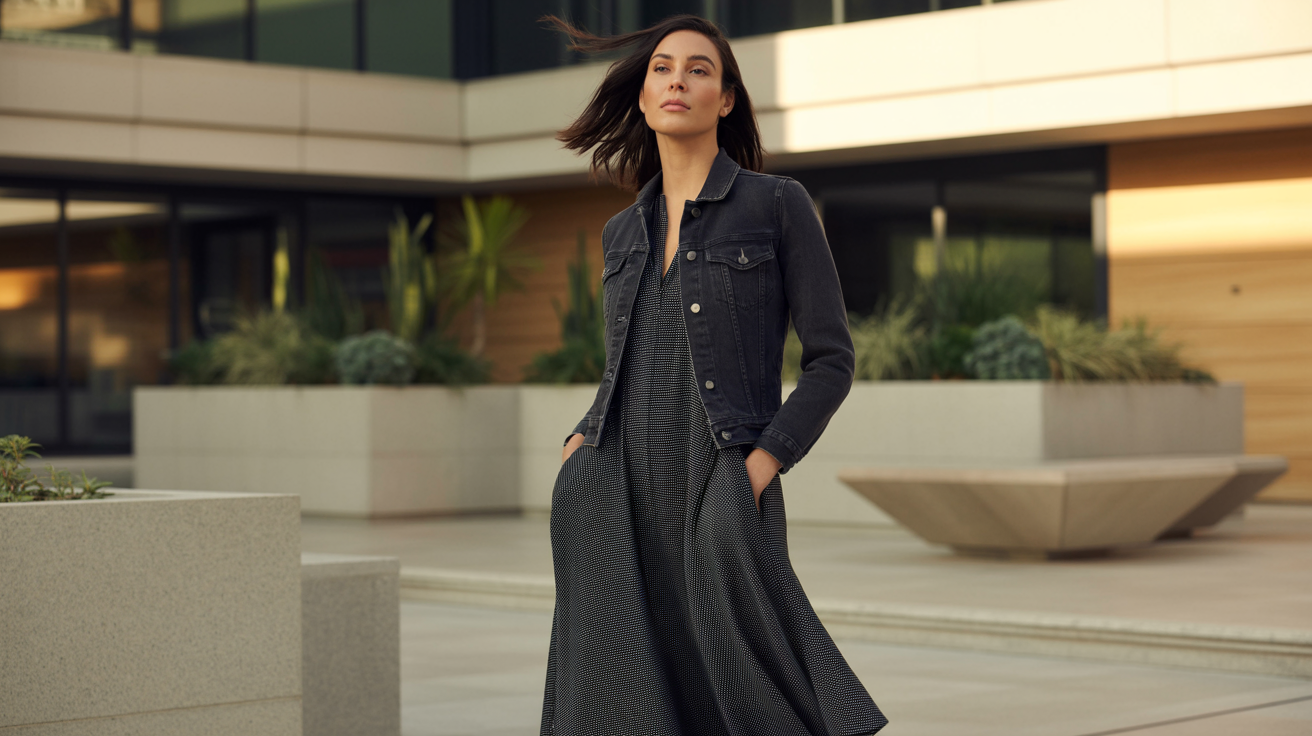 Use a Black Jacket to Dress Up