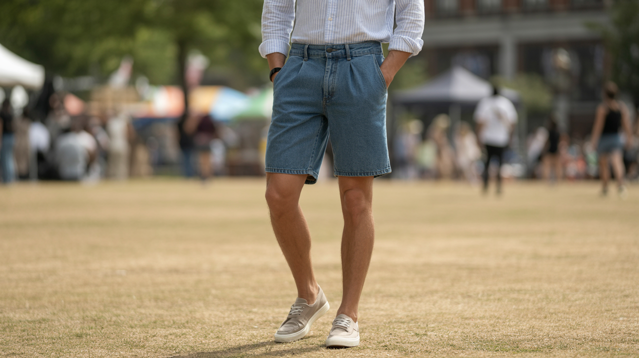 Shorts with Long Sleeve Shirt