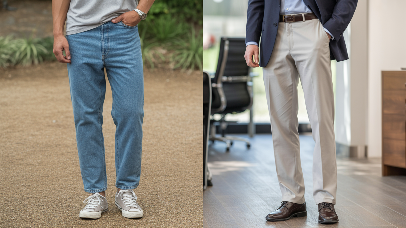 When to Wear Jeans vs Other Pants