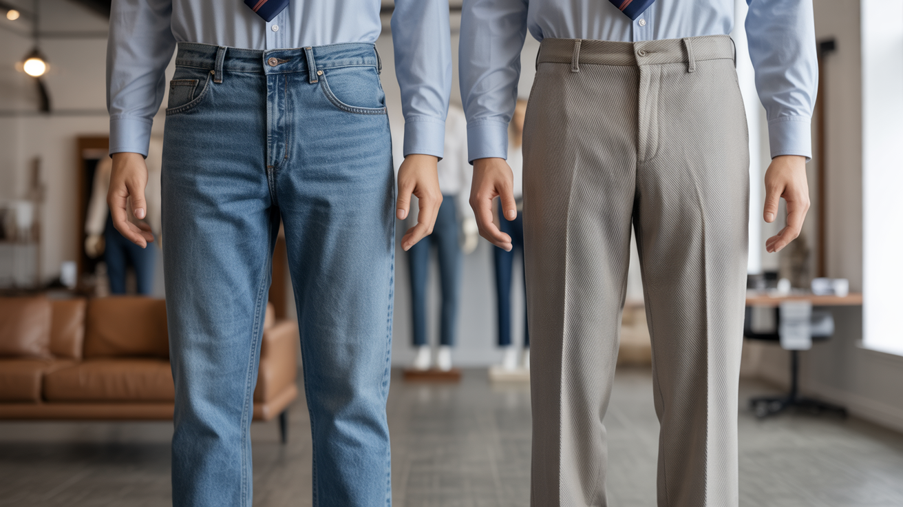Pants vs Jeans