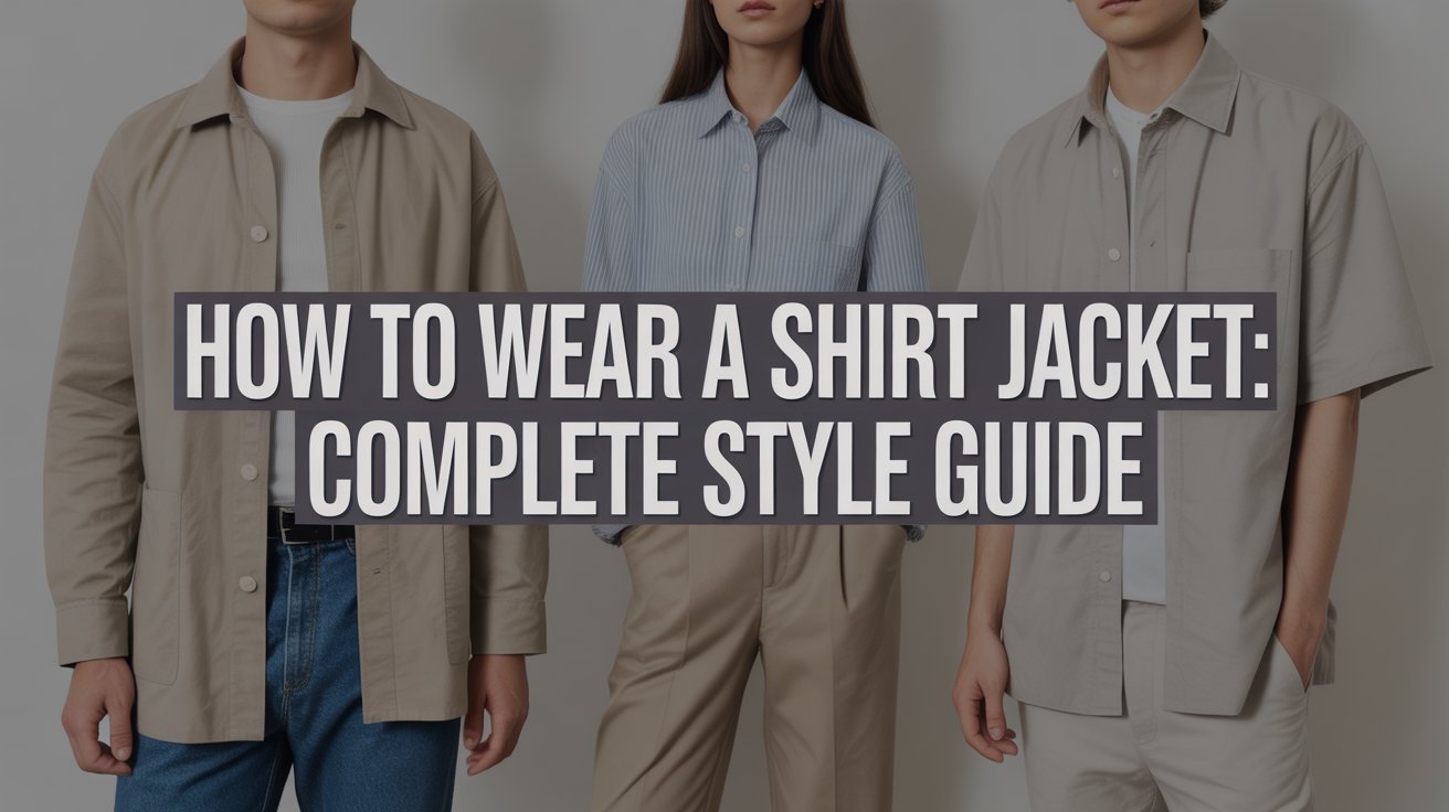 Wear a Shirt Jacket