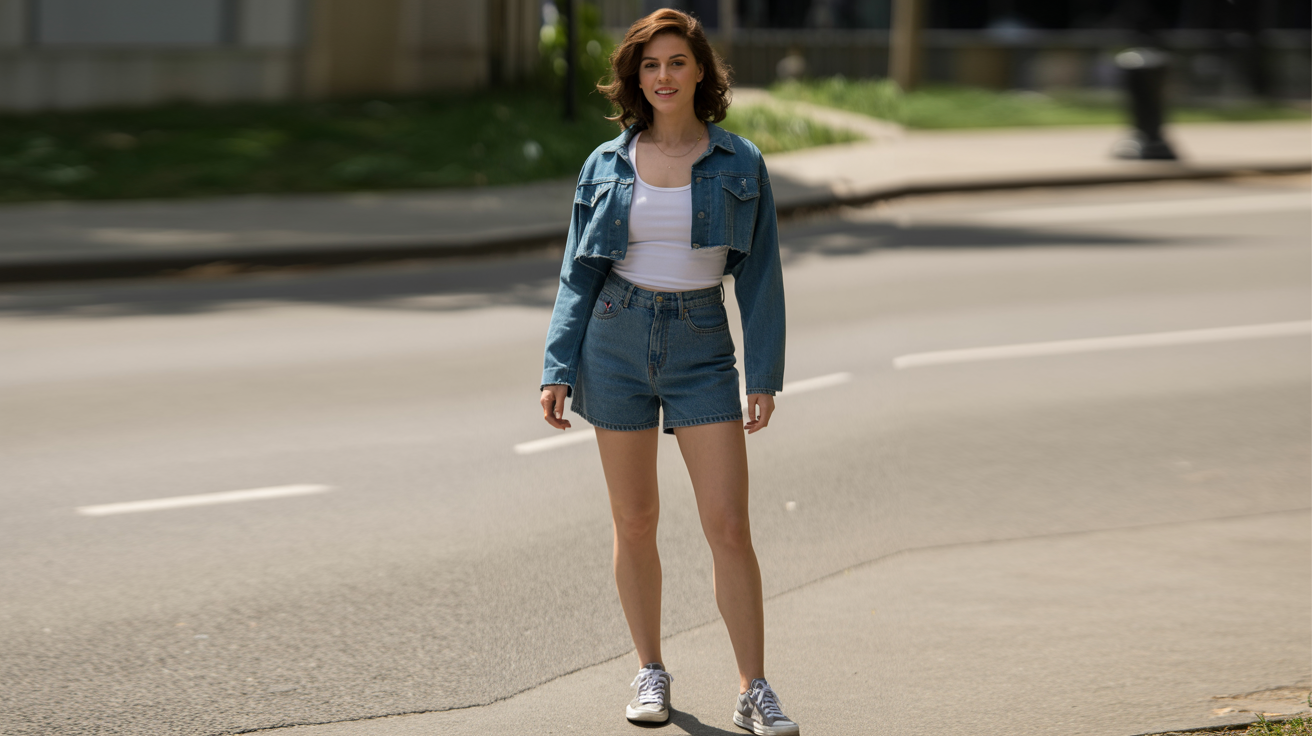 Go Cropped With Shorts