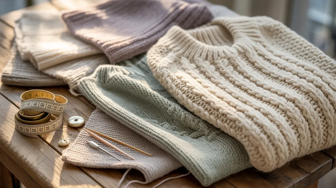 a jumper's fabric, illustrating the texture and material used, suitable for casual wear.