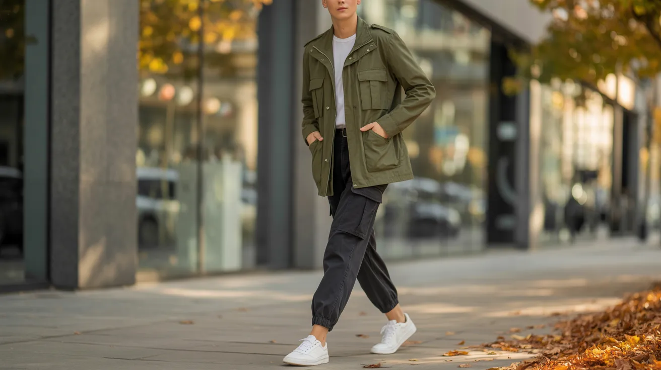 6. Utility Jacket + Cargo Pants