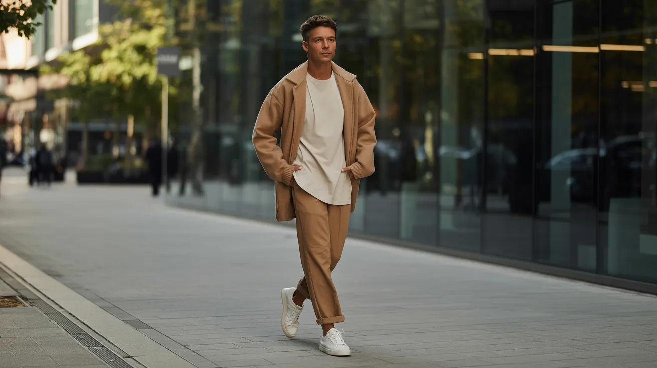 Casual Layered Look + Comfortable Sneakers