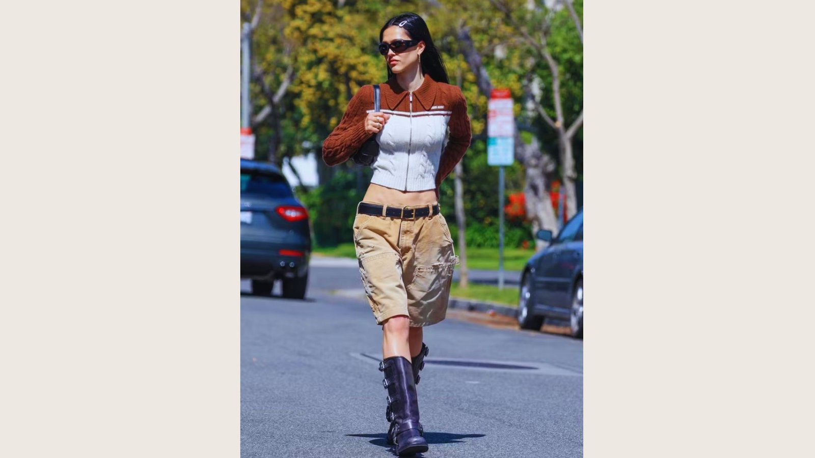 Cargo Shorts + Western Boots