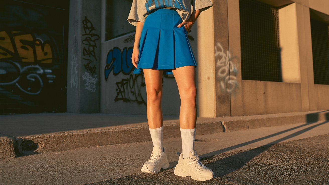 3. Oversized Graphic Tee and Chunky Sneakers