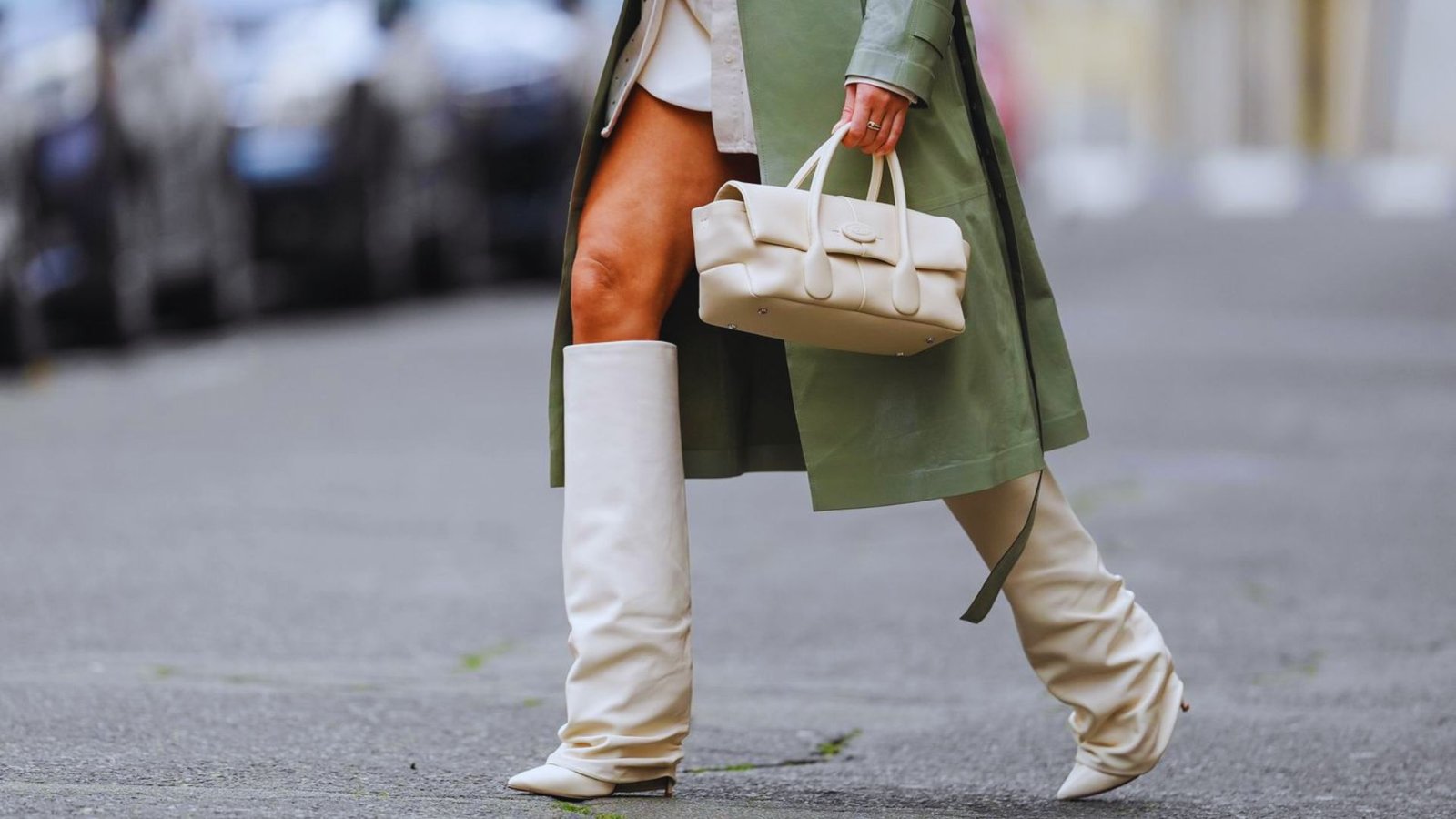 White Shorts + Neutral Western Boots