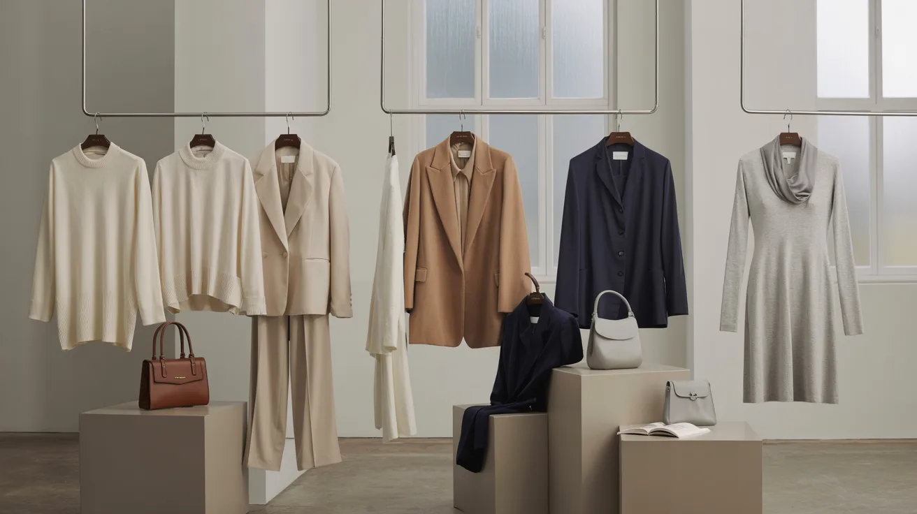A room featuring multiple clothing racks filled with various garments hanging neatly.