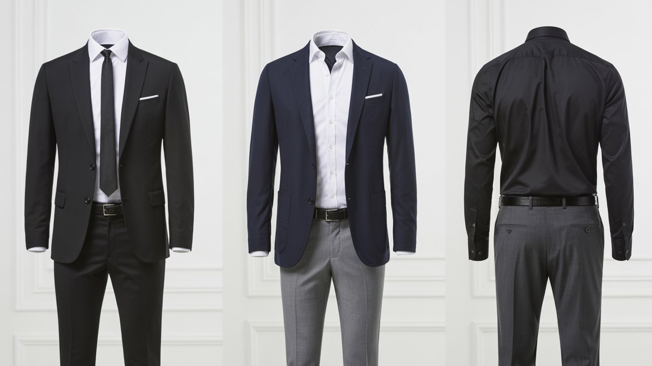 Three formal funeral outfit ideas for men
