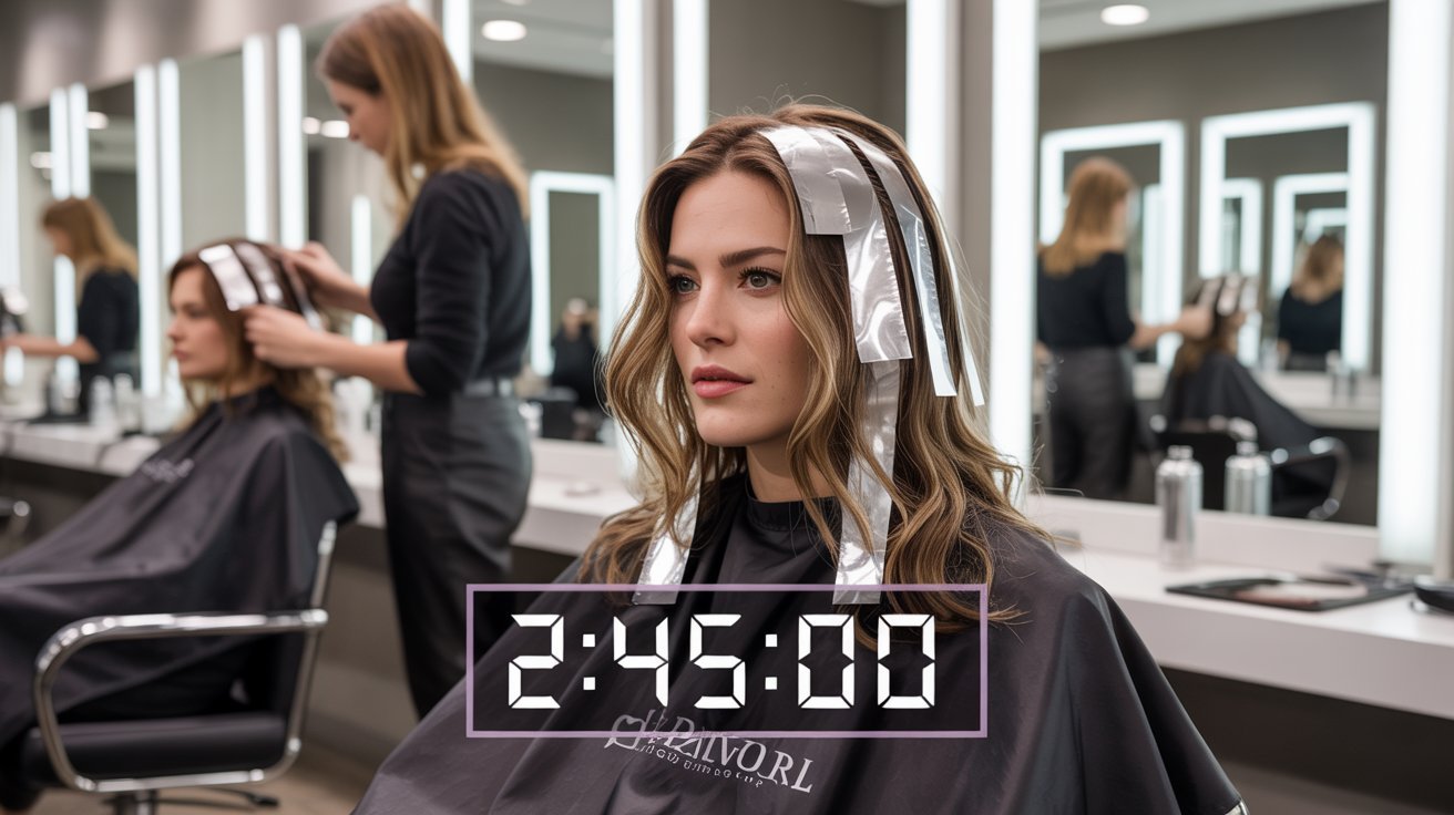 Foilyage process taking longer time in salon compared to balayage