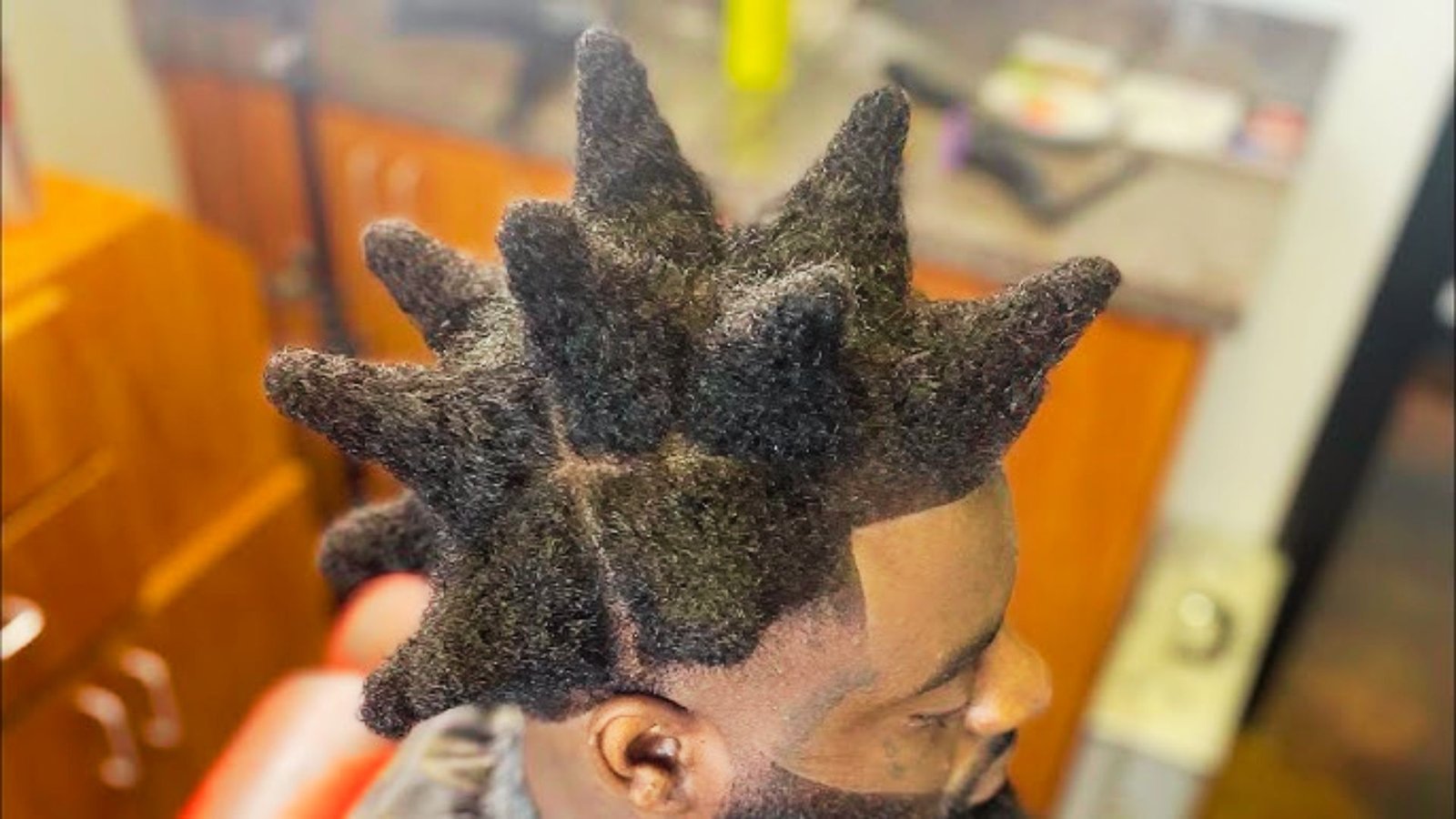 A man with Short Spiky Starter Wicks Hairstyle